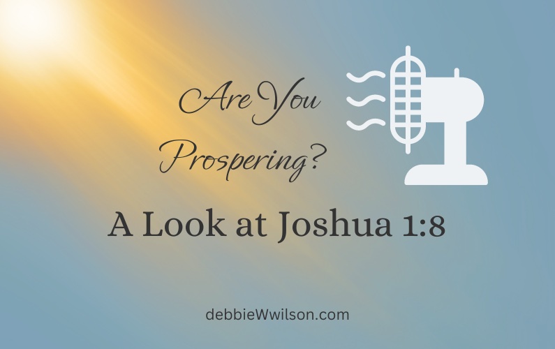 Are You Prospering? A Look at Joshua 1:8